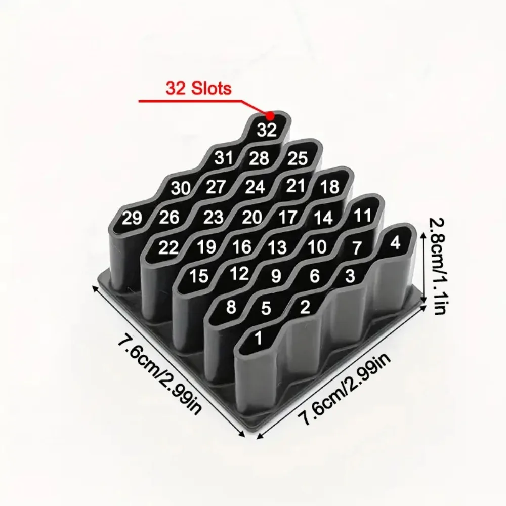 Cosmetics Storage Rack Pen Holder Ointment Holder Desktop Ointment Stand Silicone Material Home Ointment Compartment Organizer - Detail 1