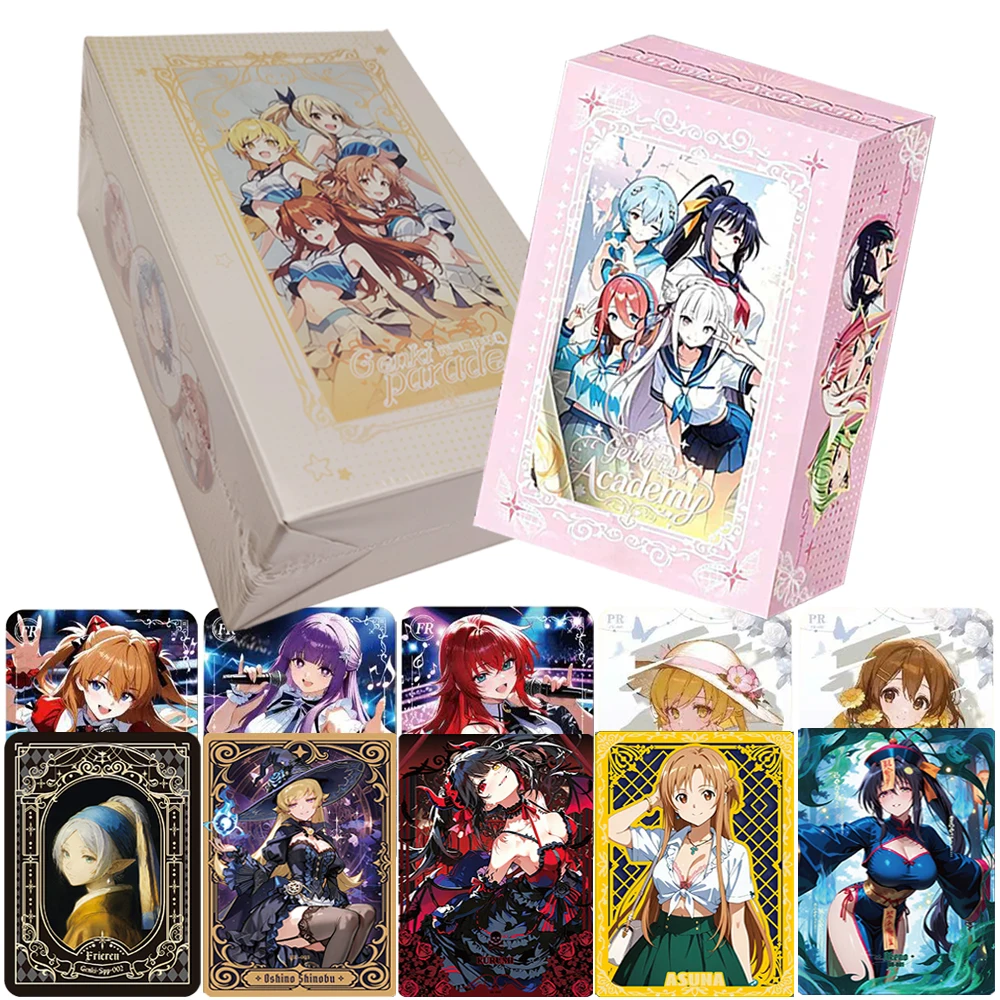 Genki Parade Vol.4 Collection Card Toys Elegant Charming Cute Anime Game Woman Genki Academy Vol. 5 Card Fans Cherish Peripheral