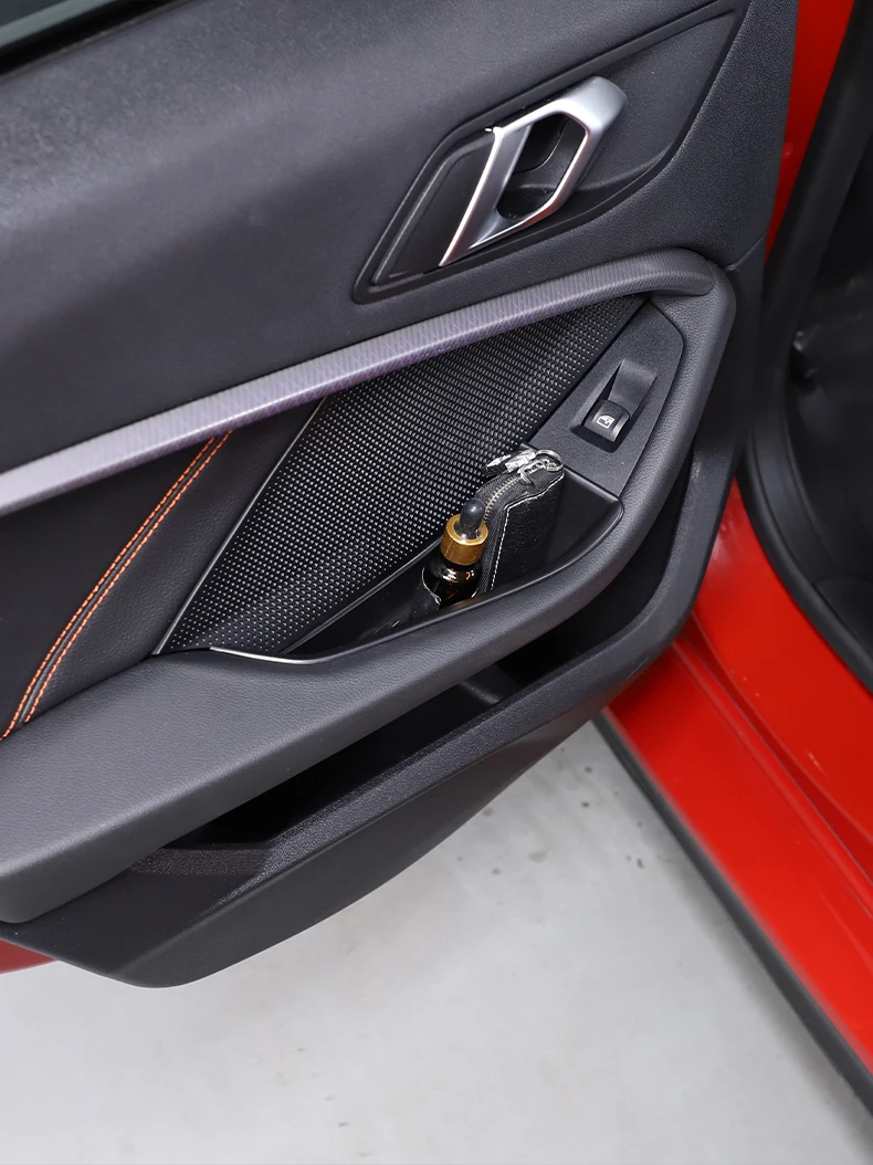 Für BMW 1er 2er Serie F40 F44 2020+ ABS Auto Vordere und Hintere Tür Innengriff Armlehne Aufbewahrungsbox Handyablage Auto-Zubehör – Detail 6