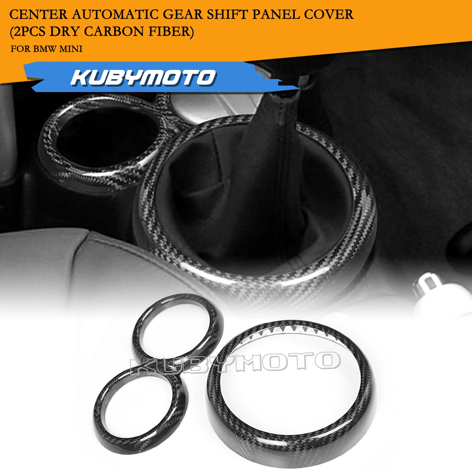 

Car Interior Console Gear Shifter Ring Bezel Panel Trim Cover For Mini Cooper R50 2000-2006