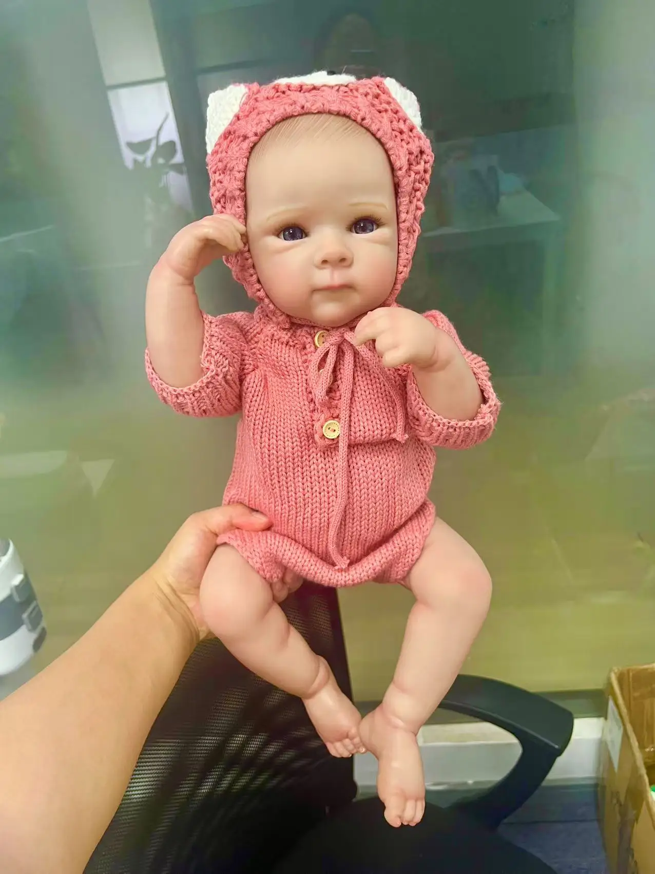 

19-дюймовая силиконовая кукла Reborn Bettie, многослойная живопись, 3D кожа с видимыми венами muñecas bebes Reborn para niñas