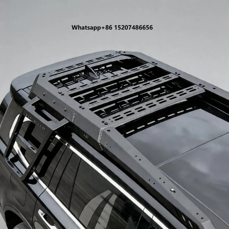 Heavy Duty Aluminum Roof Platform Tank 500 Hi4-T Off-road Cargo Rack Side Ladder Kit Overlanding Accessories MK 100kg Easy