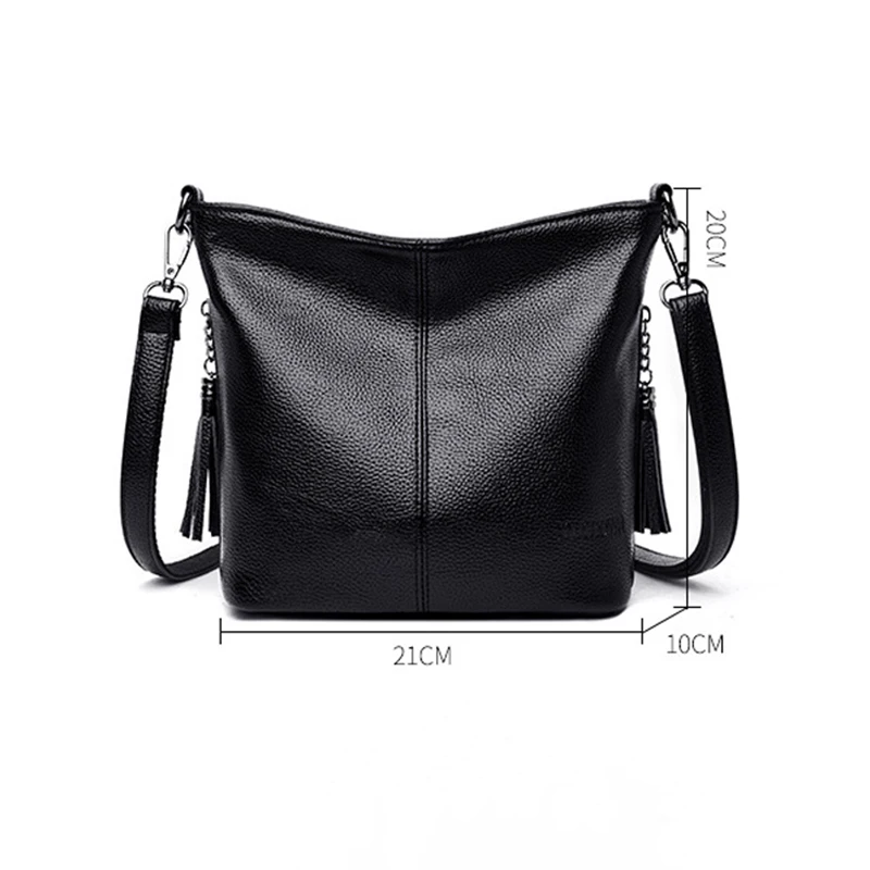 Neue Umhängetaschen für Damen Soft Water Designer Luxus Leder Handtaschen weibliche Messenger Umhängetasche Vintage Retro Einkaufstasche