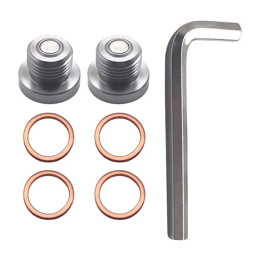 Magnetic Front Differential Fill Drain Plug Stainless Steel Oil Vent Bolt for Polaris Sportsman Car Accessories