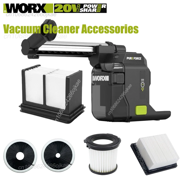 Worx Vacuum Cleaner Accessories for Brush and Filter Element Suit WA1603 WA1602 WU036 WA037 WU030 WX030 WU035 WX035