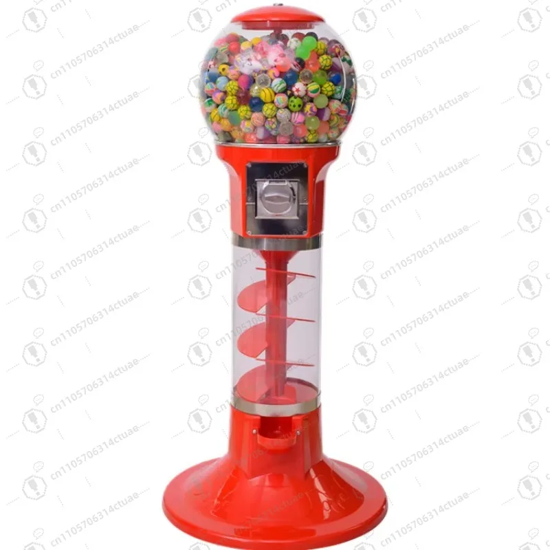 

1PC Spiral Candy Gum Machine Candy Dispenser Bouncy Ball Capsule Toy Vending Machine for Home Kids Room Party Use
