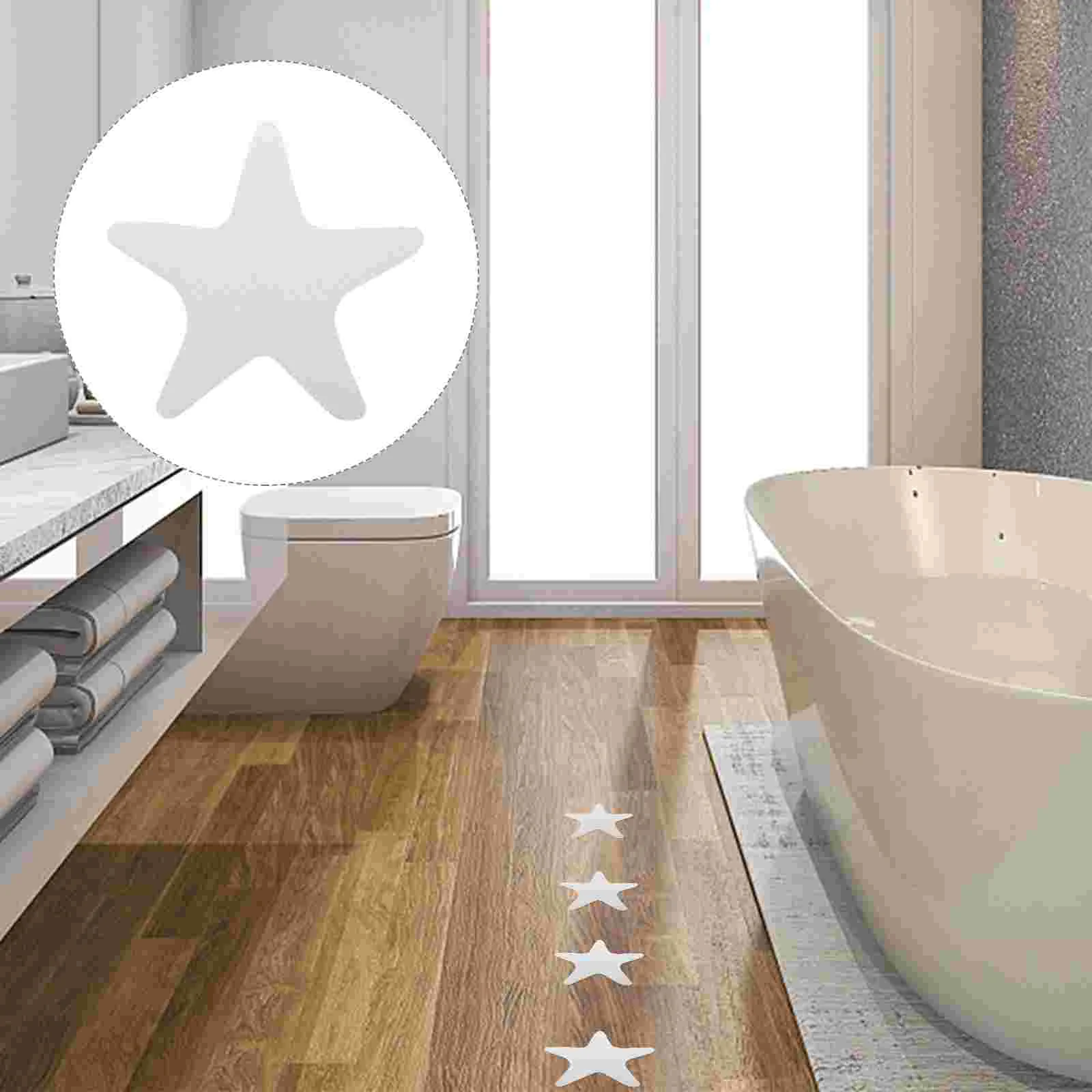 

12 Pcs Bathroom Non-slip Stickers Antislip Ladder Skid Cartoon for Pool Safety Decals Bathtub Mat Nonslip Shower