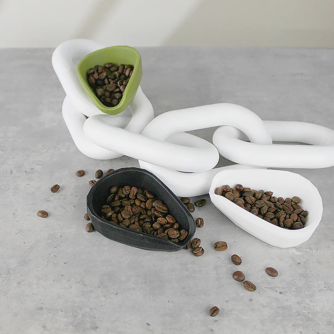 Coffee Scoop Coffee Bean Weighing Bowl Coffee Powder Spoon Green,White,Black