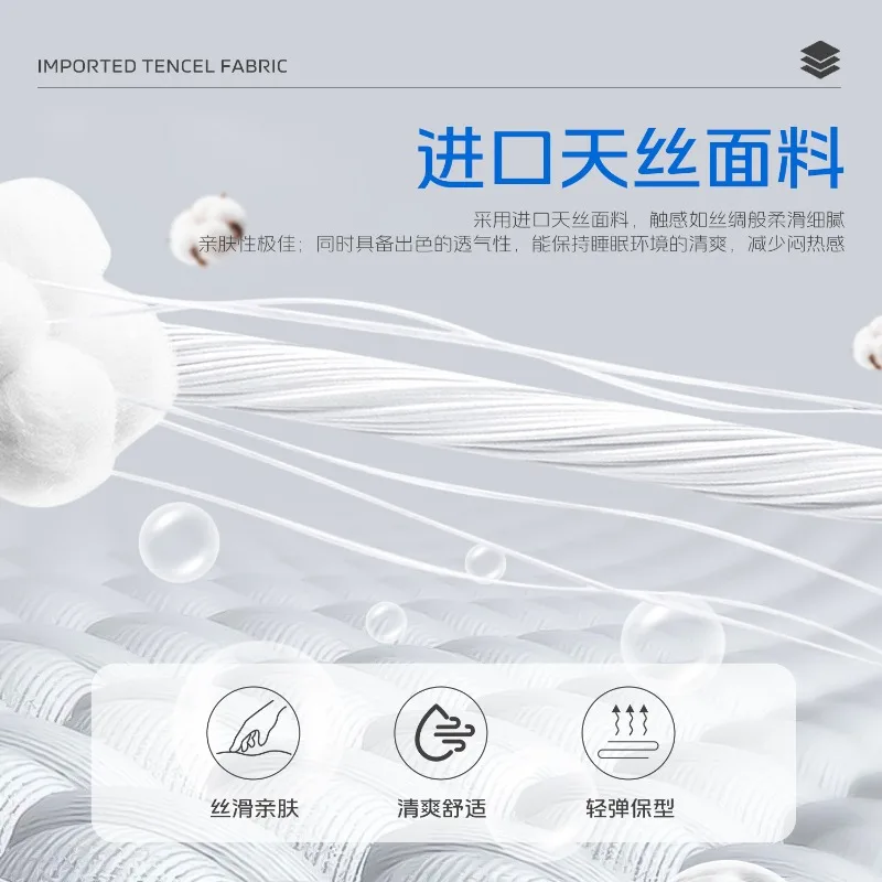 Simmons borsa indipendente in lattice primavera materasso per la casa dell'hotel a cinque stelle materasso in lattice adatto letto in cotone memory