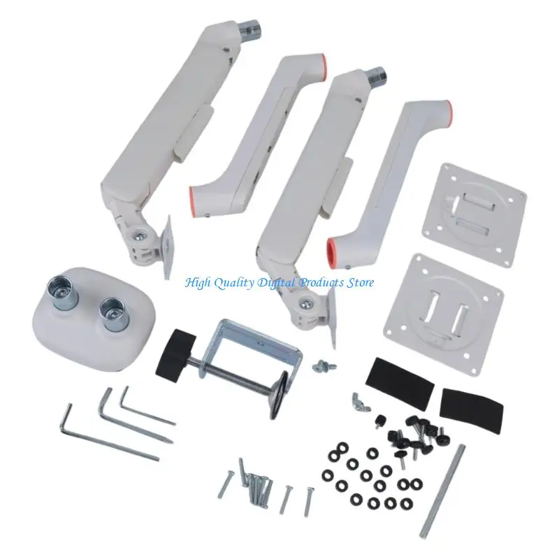 U2JE 2 in 1 Desk Mount for Monitor Screen and Laptop Computer