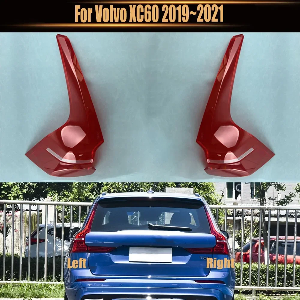 

For Volvo XC60 2019~2021 Rearlight Cover Lens Transparent Lamp Shell Lampcover Plexiglass Replace The Original Lampshade