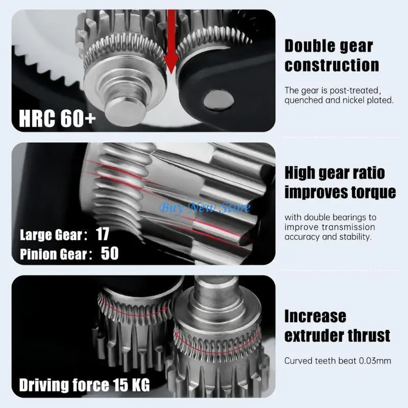 

20ce Dual Drive Extruder для Ender-3 Ender-3 v2 Ender-5 Ender-6 Printer