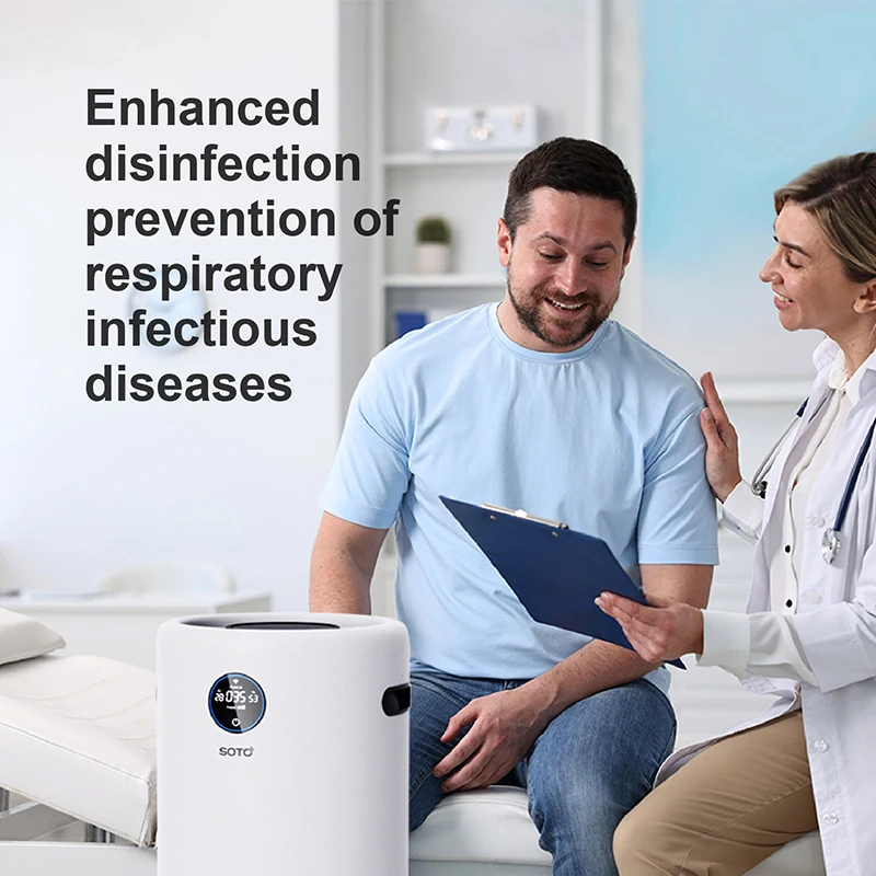 SOTO Y6 Portable Hepa Air Purifier Air Best Room Home Pet Smart  Air Purifier Hepa Filter Home Filters