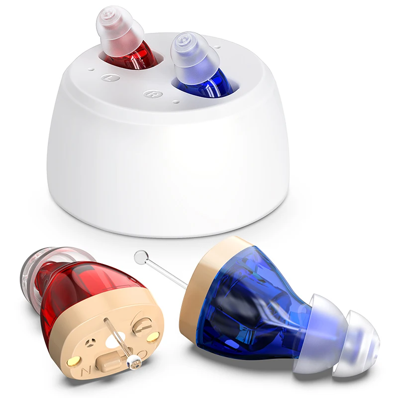 New Fashion Products CIC Invisible Digital Hearing Aids Right Left Limit OEM Manufacturer Rechargeable Deafness Hearing Aids