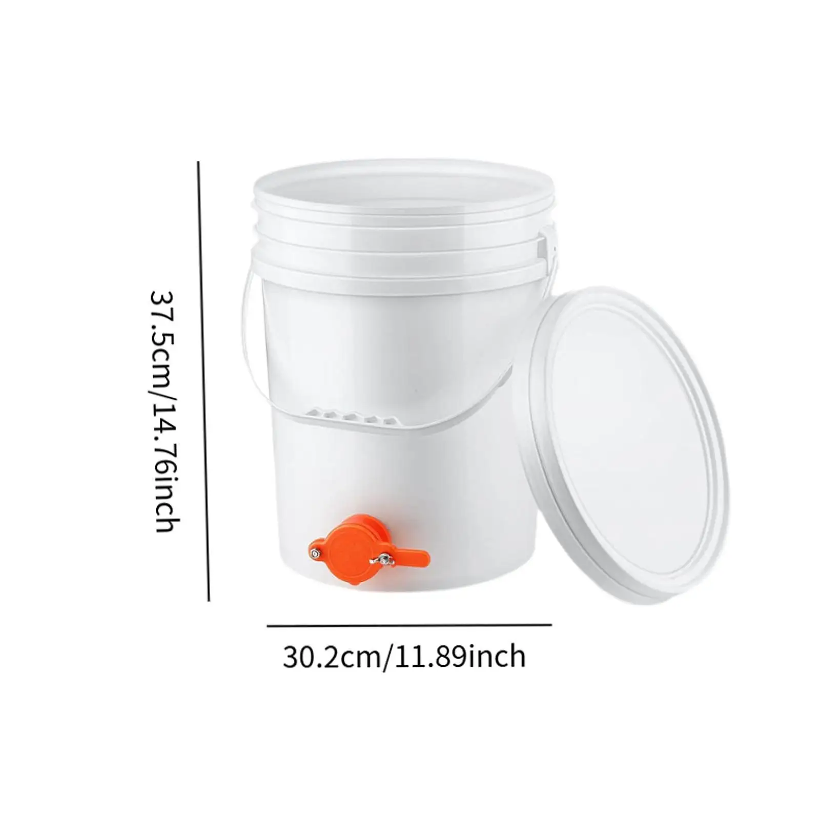 Honey Pail 20 L with Gate Valve Soybean Oil Bucket ,Syrup Storage Honey Pouring