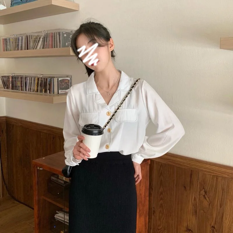 Langarmhemden für Damen, Satin, bestickt, lockere Passform, Boho, feminin, romantisch, elegant, Urlaub, Frühling, Urlaub, bequem