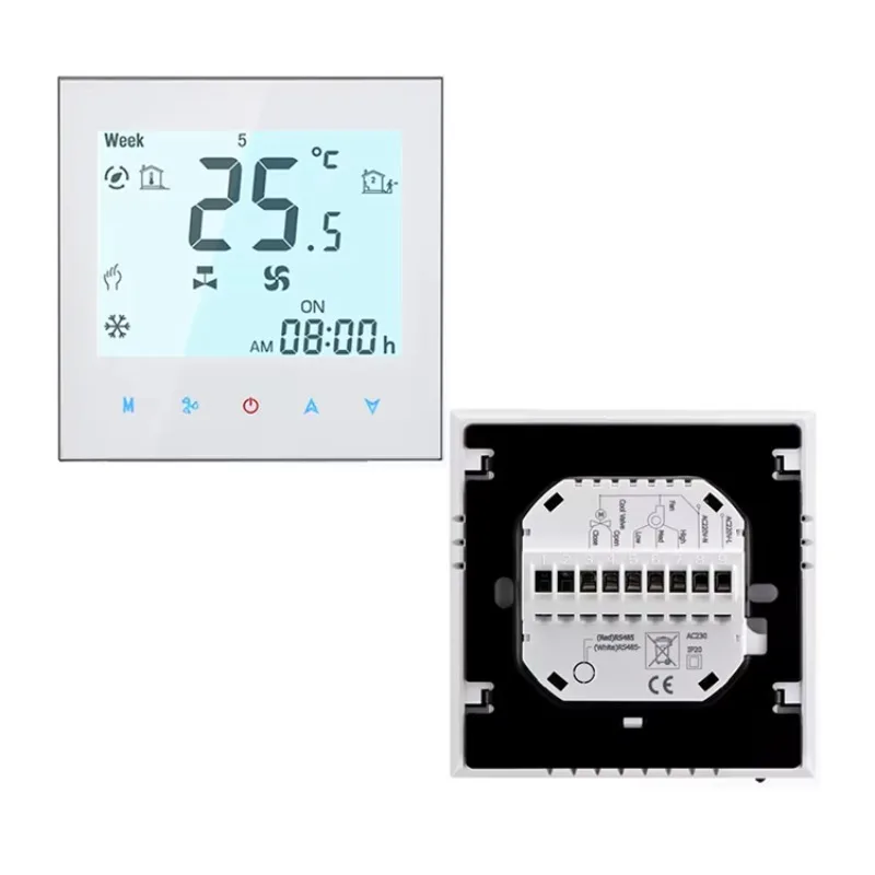 Beca BAC-1000 WiFi Smart Temperature Control for Modern Design BMS & FCU System Programmable Floor Heating Room Thermostat