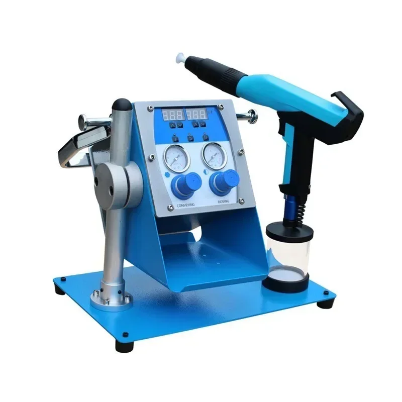 2026 sell Cup type electrostatic powder experimental spray gun test spraying machine plastic powder sampling spraying equipment