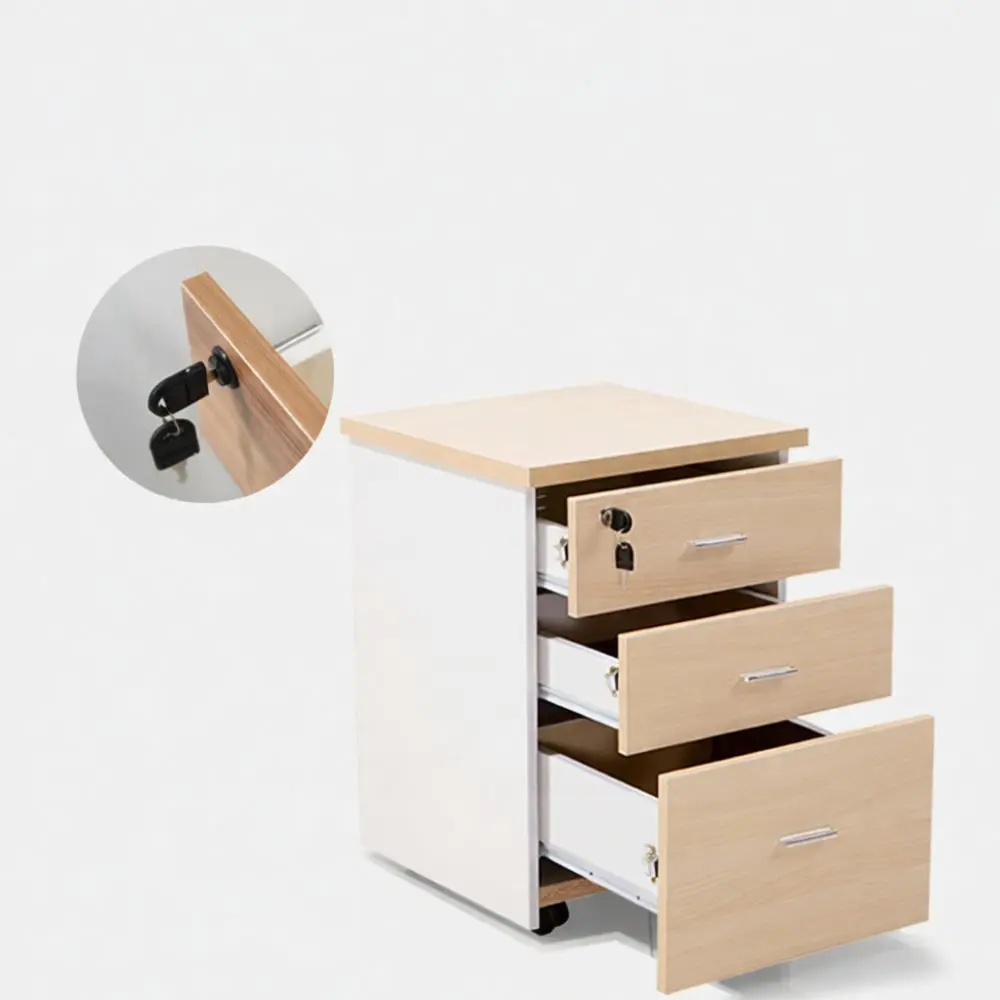 Metal Furniture Triple Drawer Lock Linkage Mechanism Cabinet File Desk Hardware Zinc Alloy Security Latch Locking Tool
