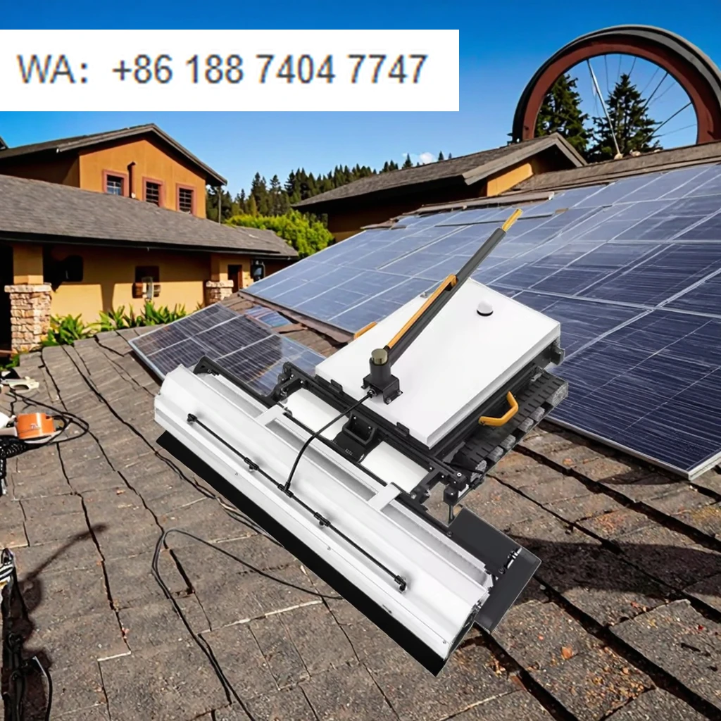 Solar Panel Cleaning Roof Washing Robot Automatic Pressure Washer Drones Drone Cleaner Solar Cleaning Machine