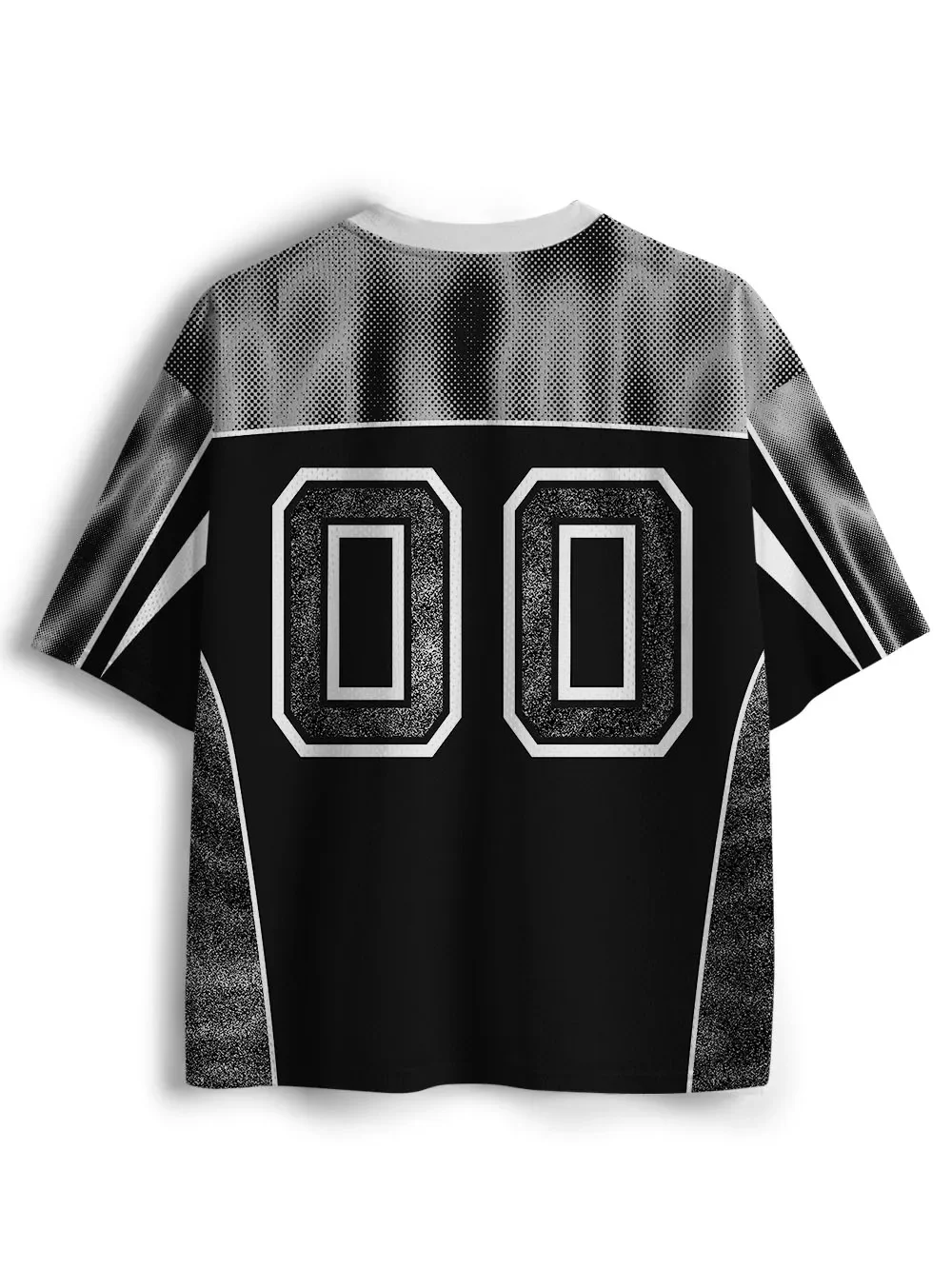 Fußballtrikot im Gothic-Stil, 3D-Druck, schnelltrocknend, atmungsaktiv, Sport-T-Shirt für Männer und Frauen, V-Ausschnitt, locker geschnitten, modisches Streetwear-Modell. – Detail 13