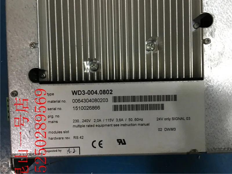 

Original brand new WD3-004.0802