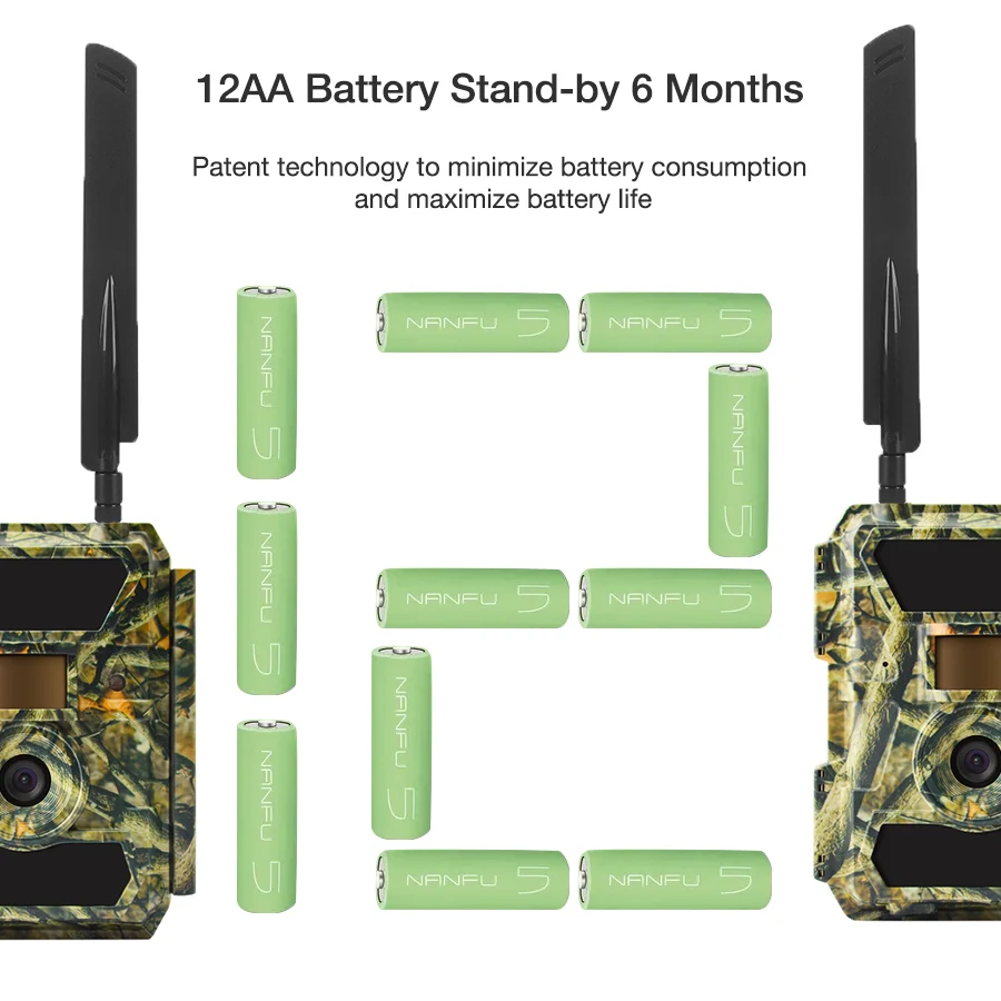 3G لوحة طاقة شمسية لاسلكية تعمل بالطاقة مقاوم للماء في الهواء الطلق الأمن درب الصيد الكشافة الكاميرا #5