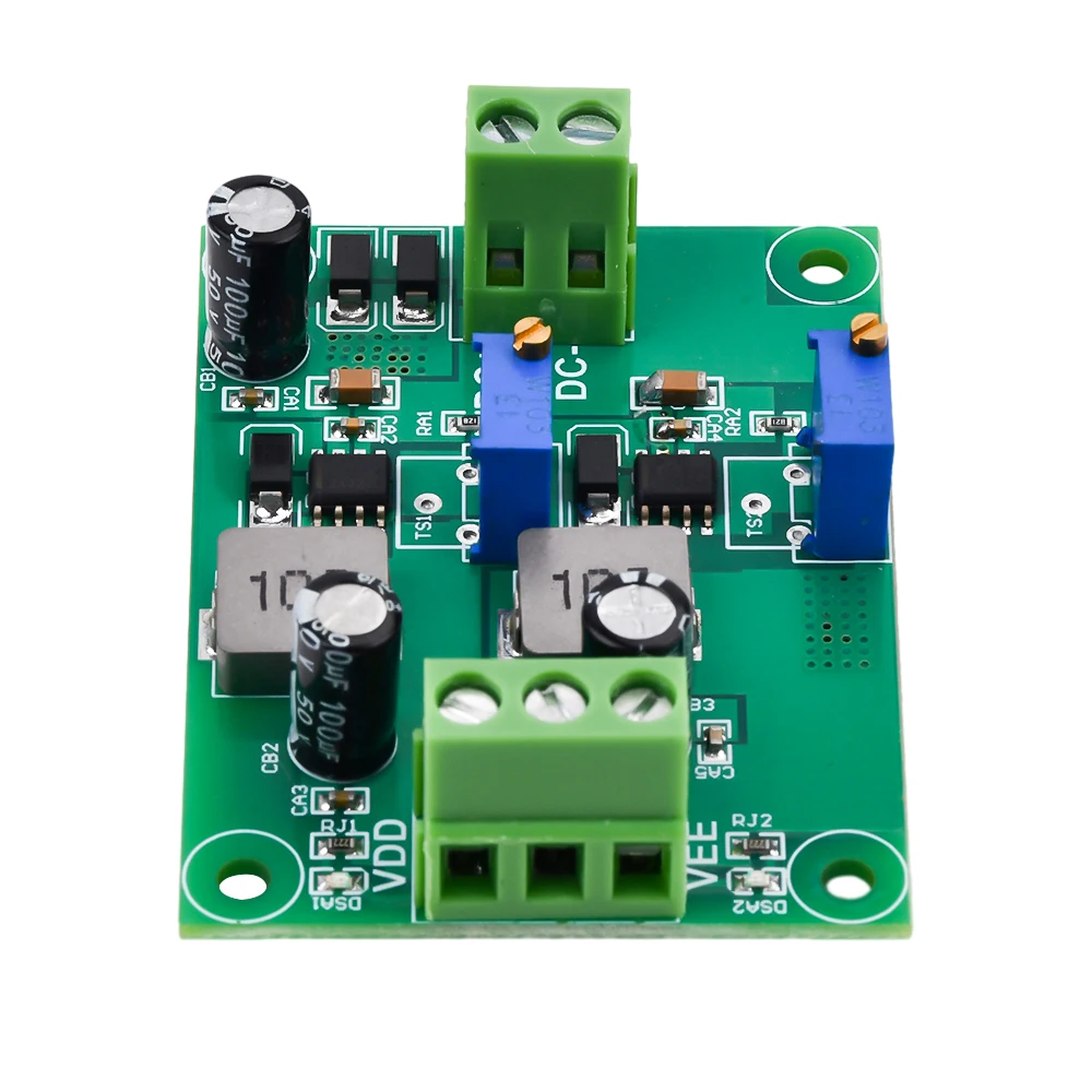 DC5.5V-35V Positive Negative Voltage Stabilizing Power Supply Module Low Ripple Linear Adjustable Stabilizing Voltage Regulator