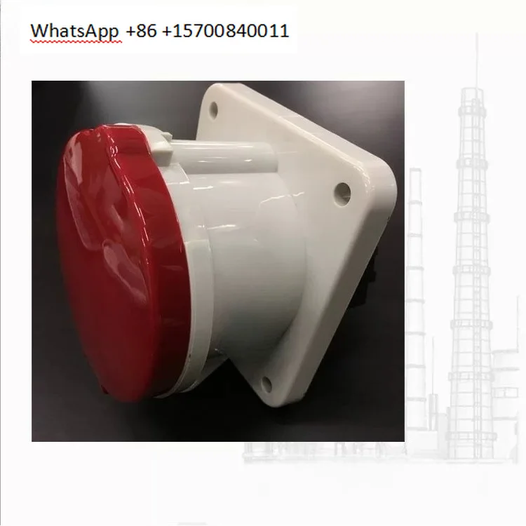Industrial plug, recessed straight socket 63A TYP643 TYP5918
