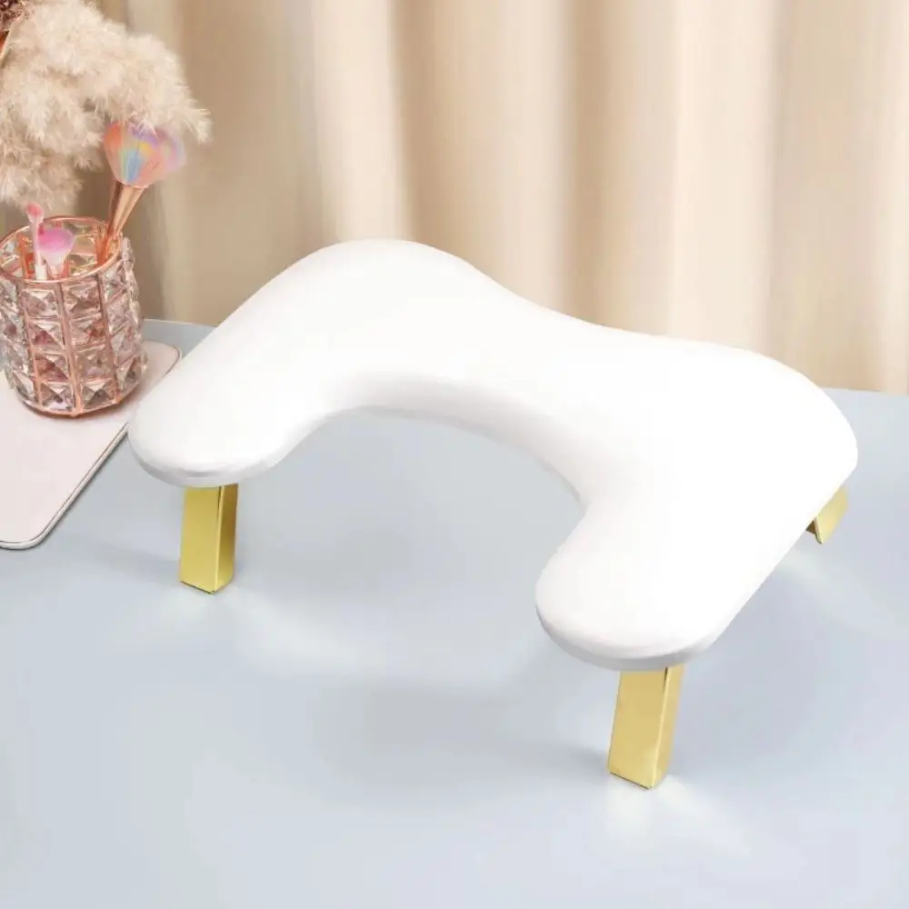 

U-shaped Manicure Hand Pillow Rotating Lifting Ergonomic Nail Arm Rest Cushion Non-slip Waterproof Soft Nail Pillow