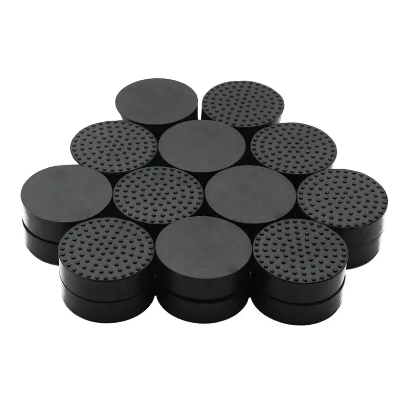 M11K-Solid Rubber Pot Risers With 24 Pack Invisible Pot Feet, Enhanced Non-Slip Surface Grip For Plants And Flowers