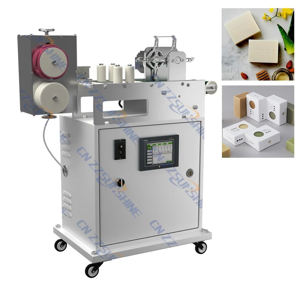 Automatic Small Mini Plodder Machine for Bar Soap Plodder Making Machine Soap Cutting Extruder Machine Cutter With a Stamp