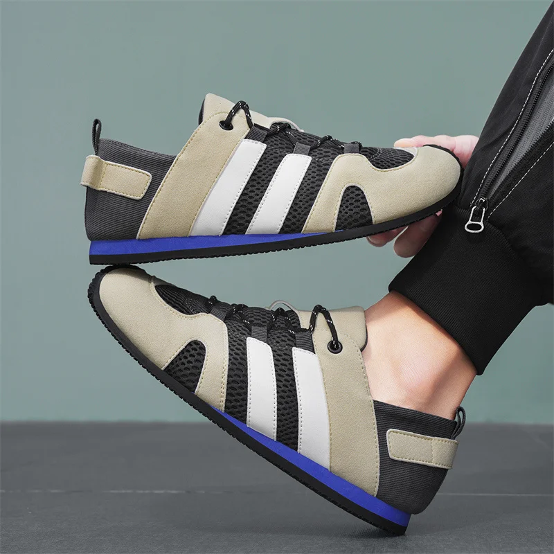 

New Fashion Summer Sneakers for Men Comfortbale Flat Men Athletic Shoes Lace-up Casual Sneakers Man Trainers zapatillas hombre