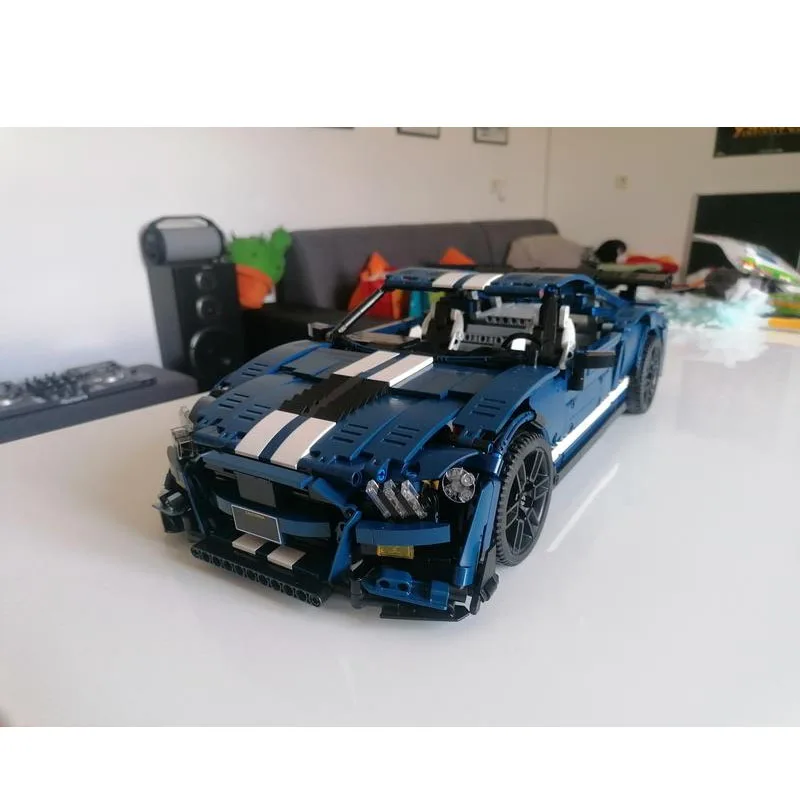 MOC-72742 elektrische rc supercar gt500 montage spleißen baustein modell • 2170 baustein teile kinder geburtstags spielzeug geschenk