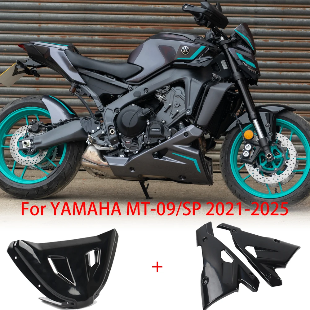 

2021-2025 Yamaha MT-09 SP/MT09 Belly Pan, Engine Cover, Chassis Guard, Fairing Spoiler Protector Motorcycle Accessories