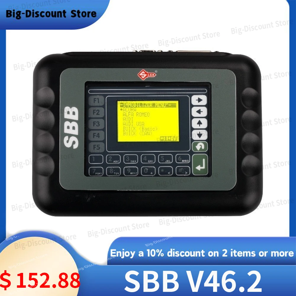 SBB V46.02 Car Multi Brand Key Programmer SBB Automotive Keys Latest Version Automotive Tools v33.02  Key Programmer obd2