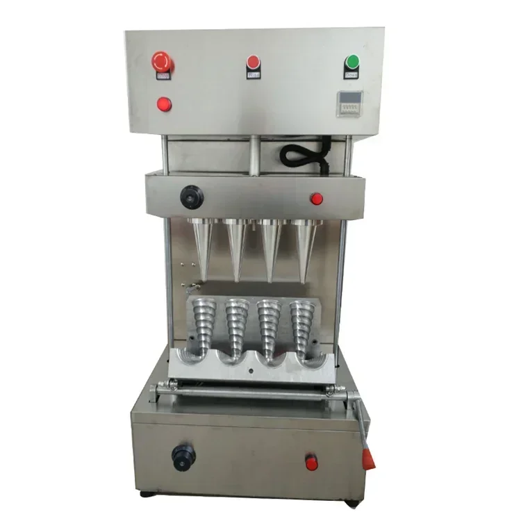 Vendas quentes Venda quente de máquina de cone de pizza e máquina automática de cone de pizza de 4 cônes na China