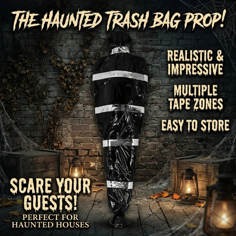 Realistic Inflatable Halloween Corpse Decoration Life-Size Fake Dead Body Prop for Haunted Houses Graveyard Scenes Spooky