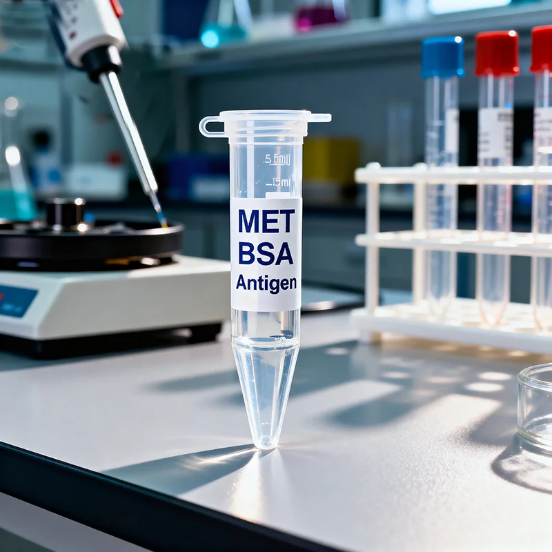 

Methamphetamine (MET)-BSA Conjugate for In Vitro Diagnostic Detection of Metabolites in Urine