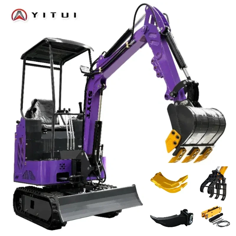 

Customized High-Quality 1.5 1.8 Ton Mini Excavator With Multiple Auxiliary Tools High-Quality Ce Epa Euro 5 Mini Excavators