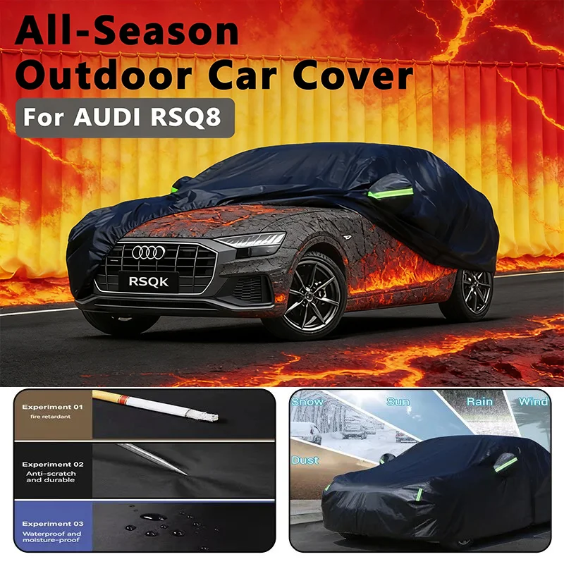 

Outdoor Car Cover for AUDI RSQ8 - Outdoor Full Protection, Waterproof Dustproof Heat-Resistant windshield snow cover