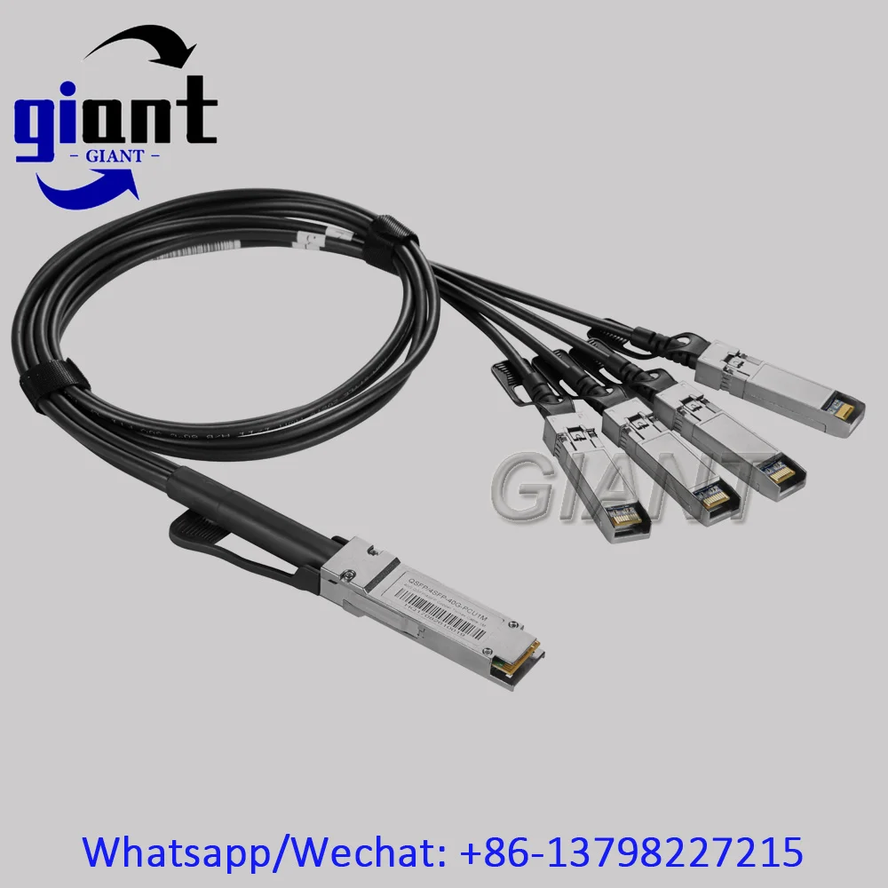 40G QSFP+ to 4x10G SFP+ DAC Cable Passive 40G 1M/2M/3M/5M Direct Attach Twinax Copper Breakout Cable 30AWG PVC for Cisco Code