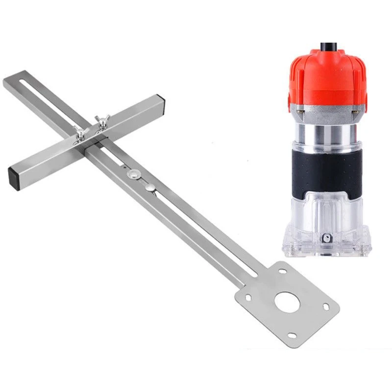 Multifunctional Trimming Machine Bracket Flip-Up Carving Hole Opener Cutting Plate Artifact Slotter Woodworking Tool