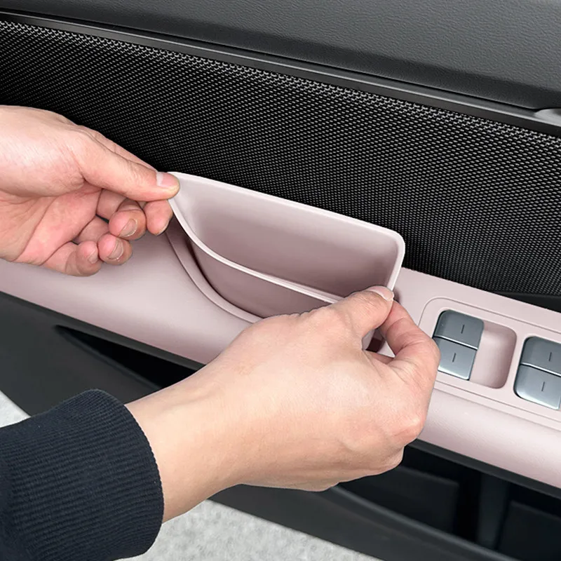 

For 2025 XPeng Mona M03, Dawn Purple Car Door Handle Storage Case, Interior Supplies & Automobile Accessory