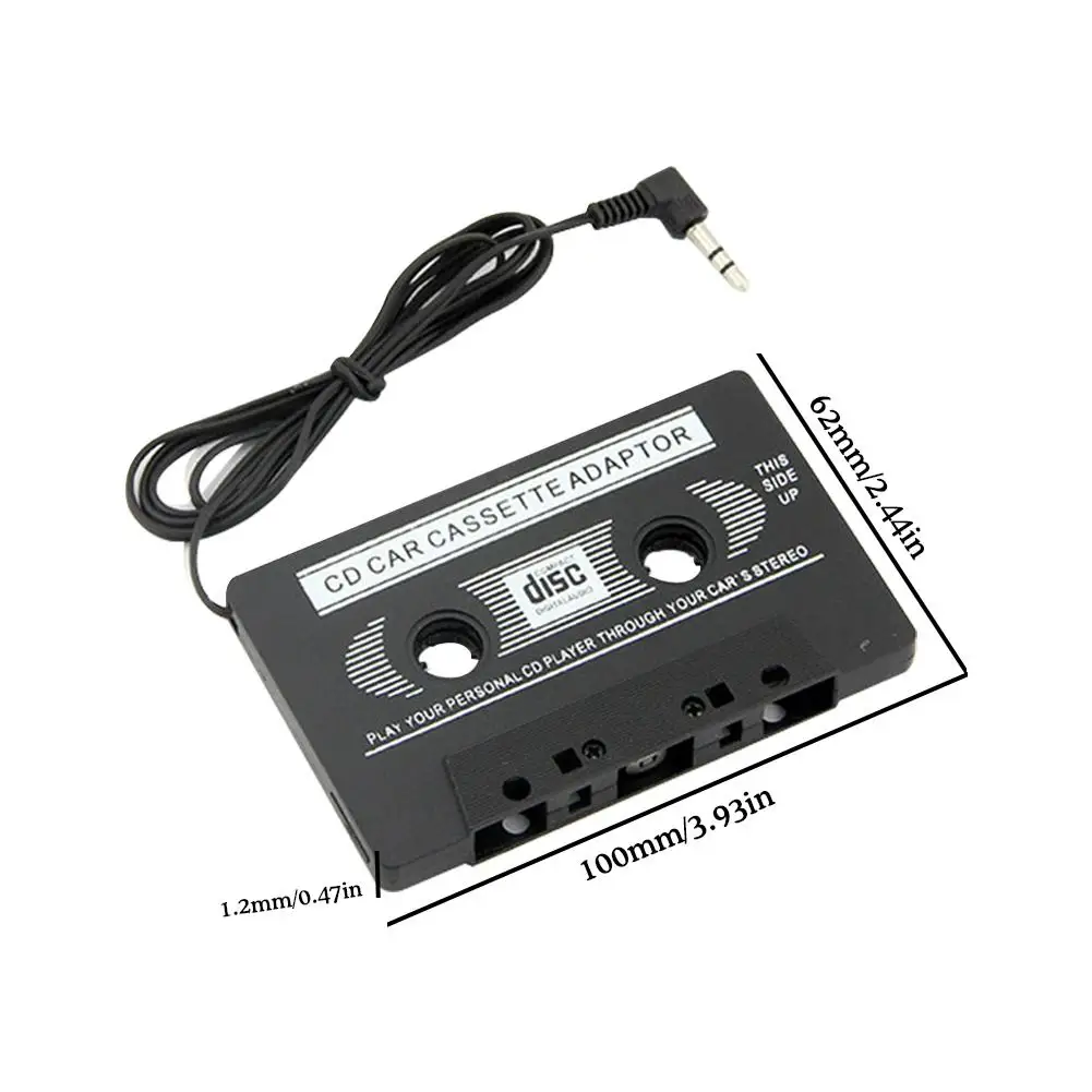 Universal Car Cassette Tape Adapter Cassette Mp3 Player Converter 3.5mm Jack Plug For iPod For iPhone AUX Cable CD Player