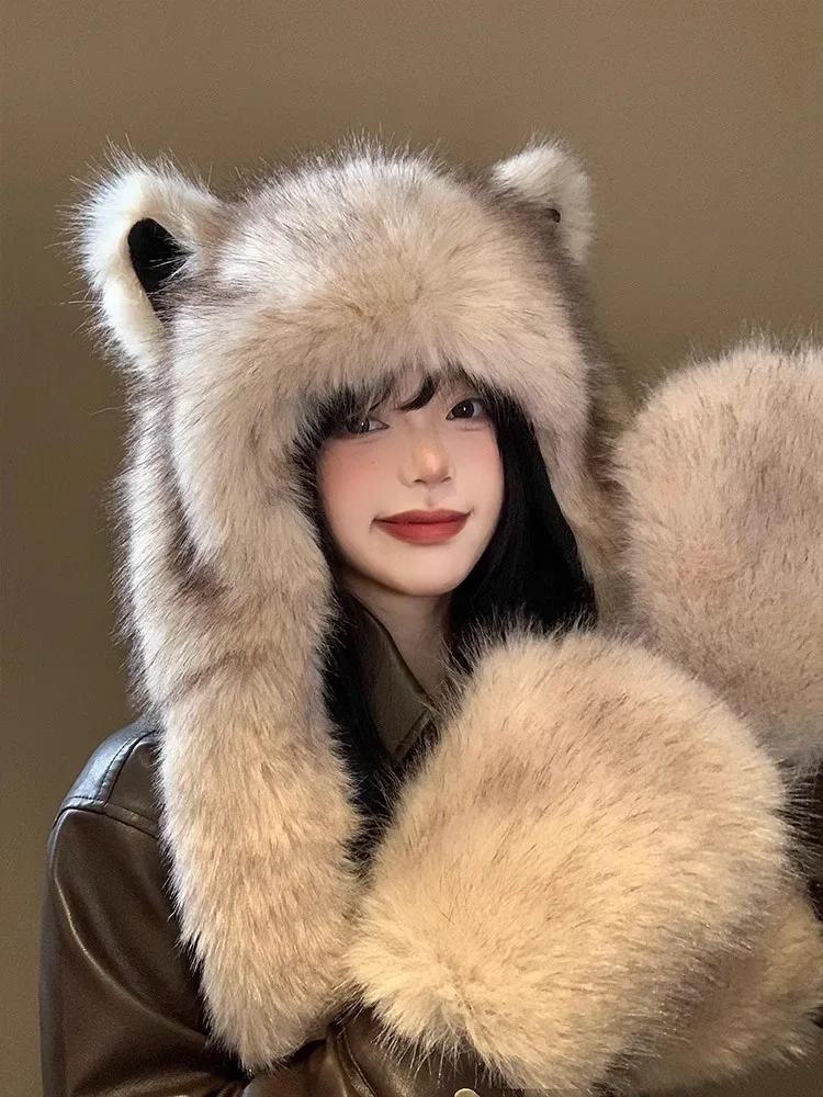 mignon-oreille-plu-chapeau-echarpe-ensemble-femmes-hiver-chaud-fourrure-t-piece-suite-doux-belle-sle-printemps-automne-hiver-universel