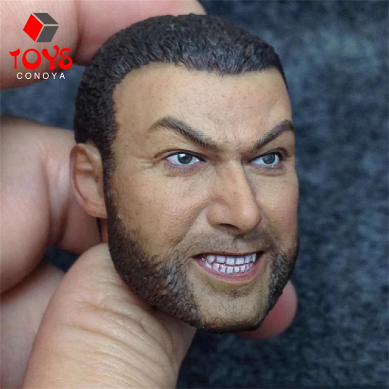 VICTOR Liev Schreiber-男性の頭の彫刻,12インチの男性兵士のアクションフィギュア,1:6スケール