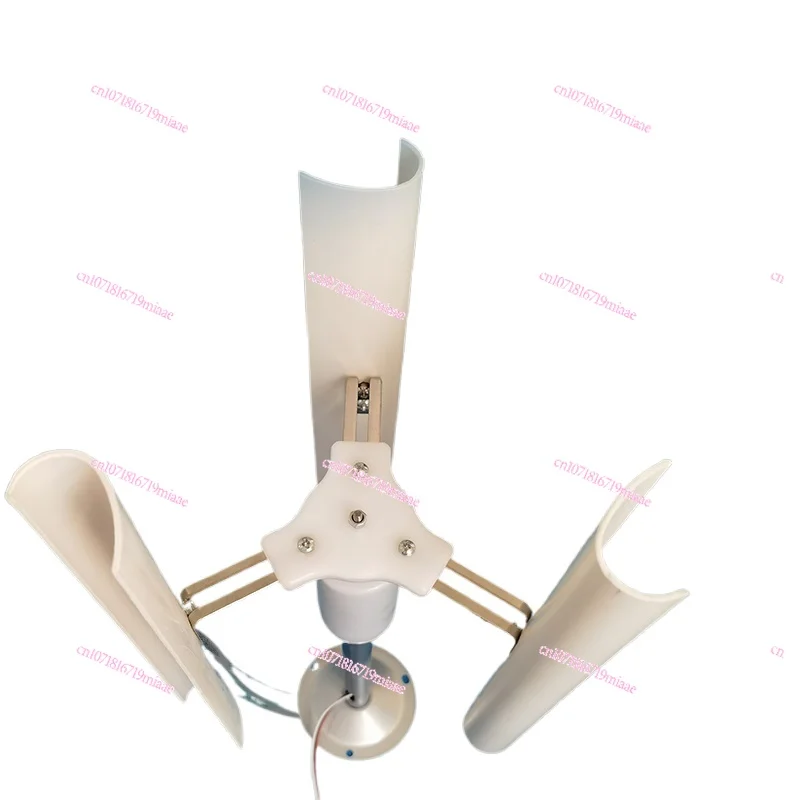 

Vertical Axis Wind Turbine Model Three-Phase Permanent Magnetic Engine Toy Windmill Night Light Production