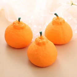 Juguete de descompresión para niños y adultos, pellizco naranja feo, artefacto de ventilación de descompresión de fruta divertida, Mini rastrillo Tricky, cítricos