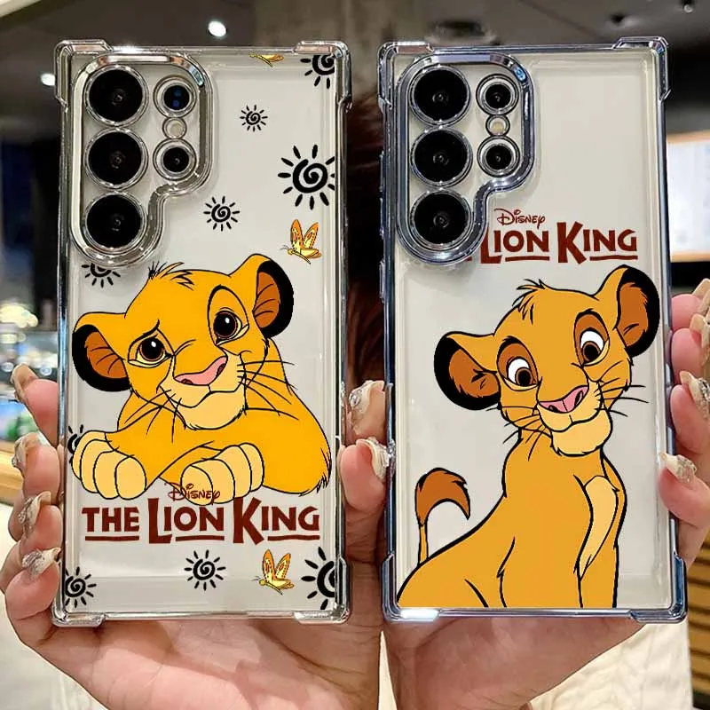 The Lion King Anime For Samsung S26 S25 Edge S24 S23 S22 S21 S20 Note 20 Ultra Plus Lite Anti-Fall Phone Case